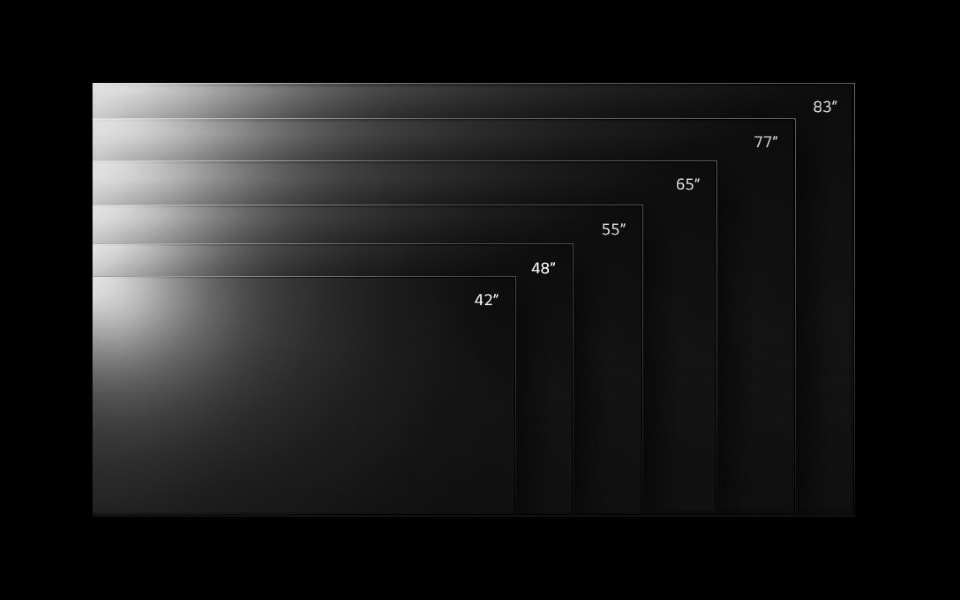 LG TV Size Range